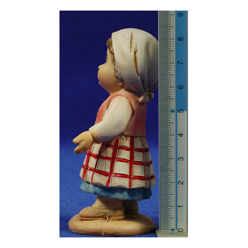 Woman selling naïf 8 cm marmolina Belenes Puig