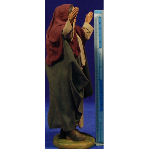Woman amazed 20 cm clay and clothes