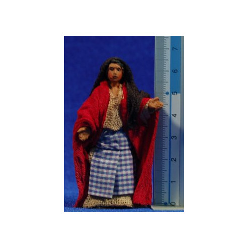 Pastora 6 cm stoffe e terracotta