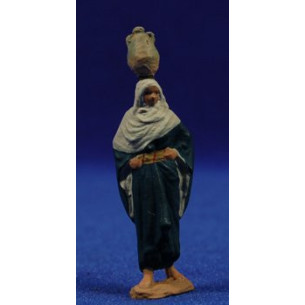 Shepherd woman with jar 5 cm ceramic paste Hermanos Cerrada