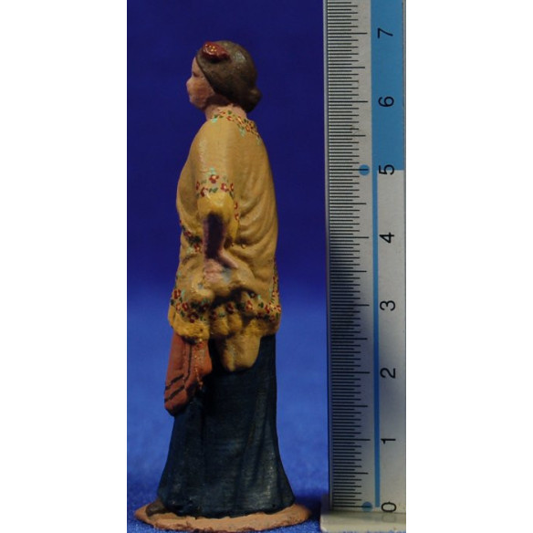 Woman with a children popular 7 cm ceramic paste Hermanos Cerrada