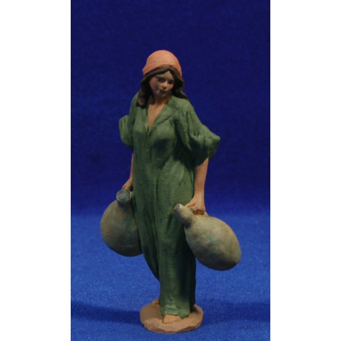 Pastora aiguadora 12 cm pasta ceràmica Hermanos Cerrada
