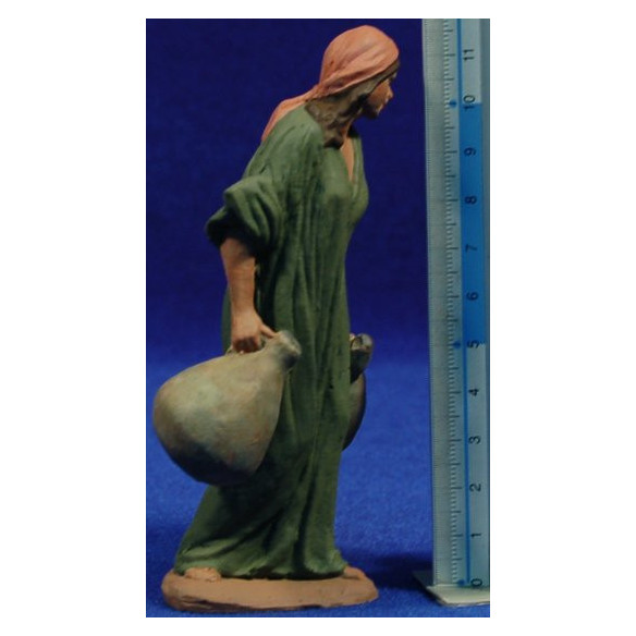 Pastora aiguadora 12 cm pasta ceràmica Hermanos Cerrada