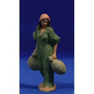 Pastora aguadora 12 cm pasta cerámica Hermanos Cerrada