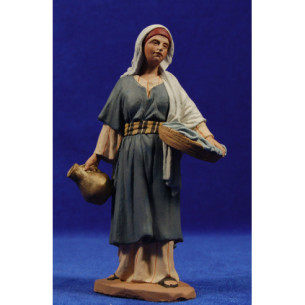 Pastora samaritana 16 cm pasta cerámica Hermanos Cerrada