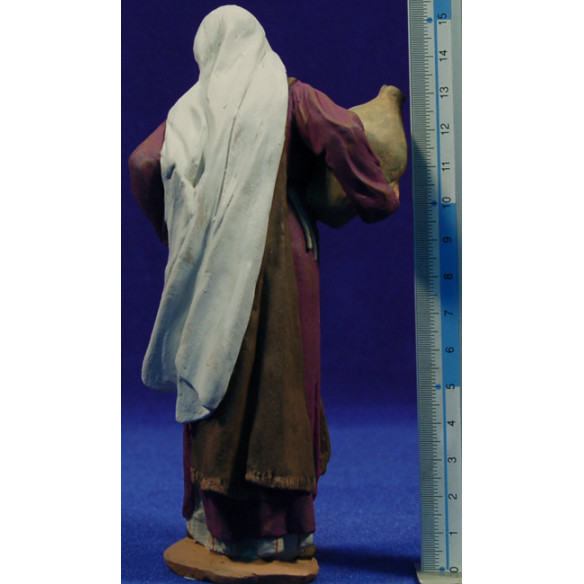 Pastora con cántaro 16 cm pasta cerámica Hermanos Cerrada