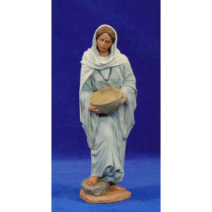 Pastora amb safata 20 cm pasta ceràmica Hermanos Cerrada