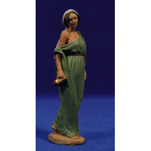 Pastora con jarra 16 cm pasta cerámica Hermanos Cerrada