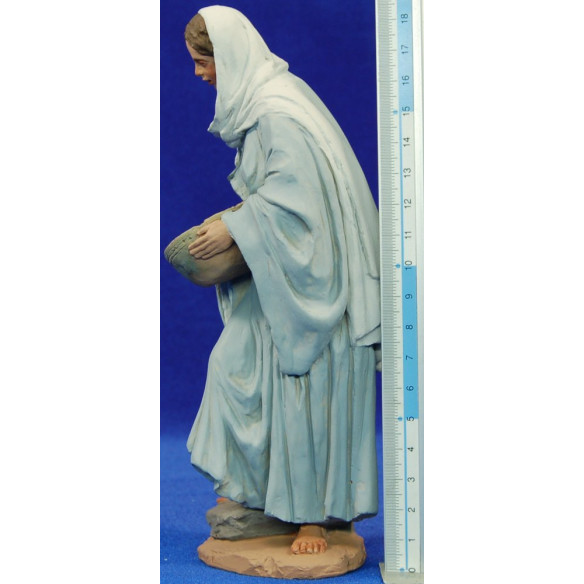 Pastora con cuenco 20 cm pasta cerámica Hermanos Cerrada
