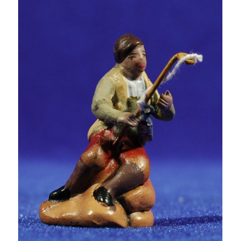 Pescador 5 cm barro Figuralia