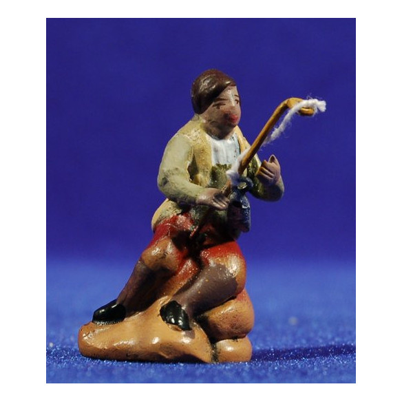 Pescador 5 cm fang pintat Figuralia