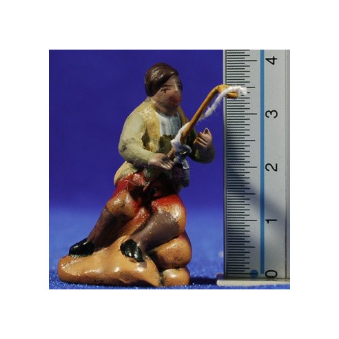 Pescador 5 cm fang pintat Figuralia