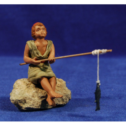 Nen pescador hebreu 12 cm fang pintat Delgado