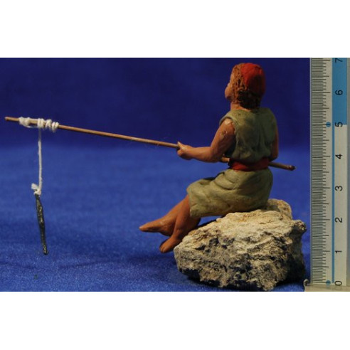 Nen pescador hebreu 12 cm fang pintat Delgado