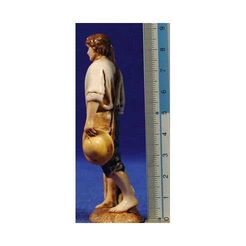 Pescador de pie con sombrero 10 cm plástico Moranduzzo - Landi estilo 700