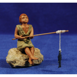 Nen pescador hebreu 12 cm fang pintat Delgado