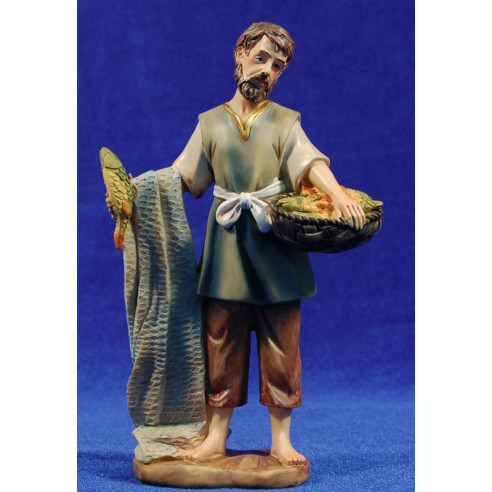 Fisherman 15 cm resin