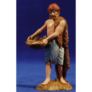 Pescador dret 10 cm plàstic Moranduzzo - Landi estil ebraic