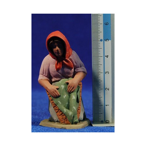 Pastora rentadora catalana 8 cm fang pintat Delgado