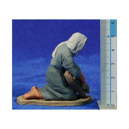 Pastora rentadora hebrea 8 cm fang pintat Delgado