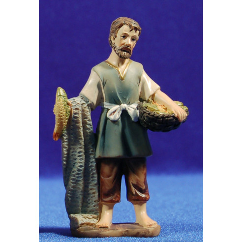 Pescatore 9 cm in resina