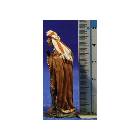 Natività con i re magi e pastore 4,5 cm resina