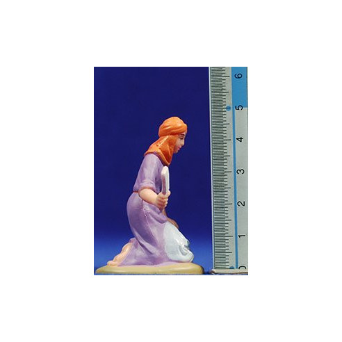 Pastora rentadora 8 cm plàstic Belenes Puig