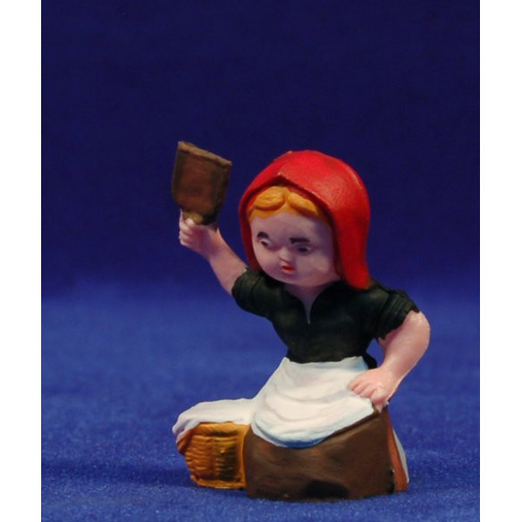 Pastora rentadora amb pala 5 cm plàstic modern Belenes Puig