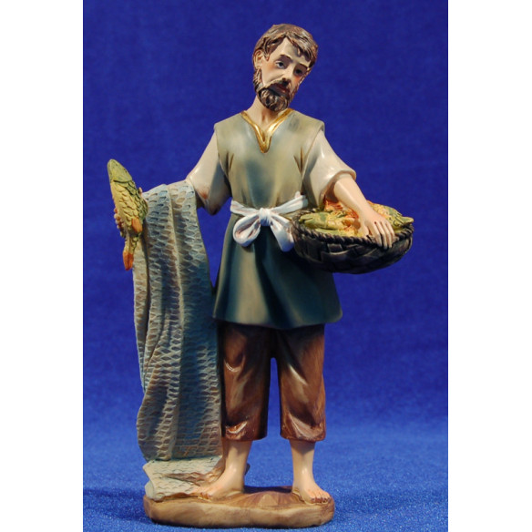 Fisherman 15 cm resin
