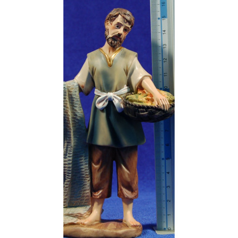 Pescador 15 cm resina