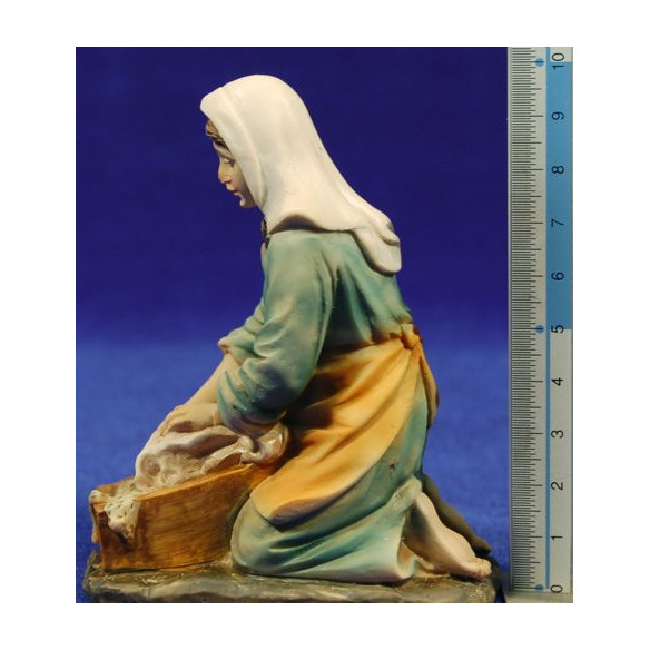 Pastora lavandaia 15 cm resina