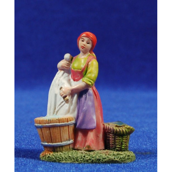 Pastora lavandaia 6 cm resina