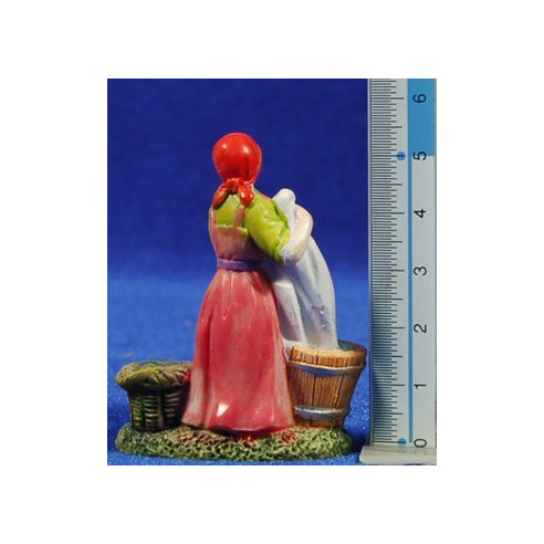Pastora lavandaia 6 cm resina