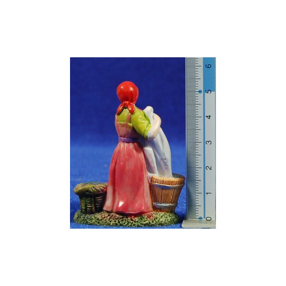 Pastora lavandaia 6 cm resina