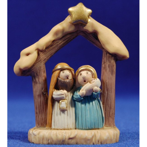 Nacimiento decoración 8 cm resina