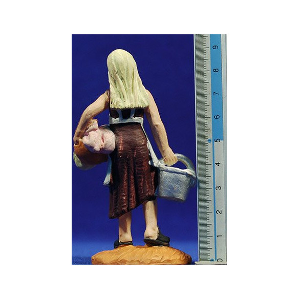 Pastora lavandera de pie 9 cm durexina hebreo Oliver