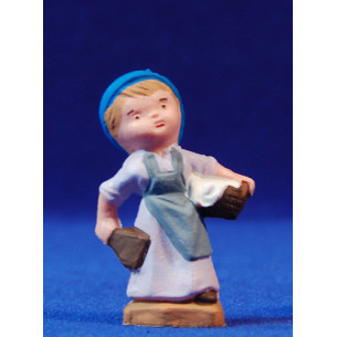 Pastora lavandera de pie 5 cm plástico moderno Belenes Puig