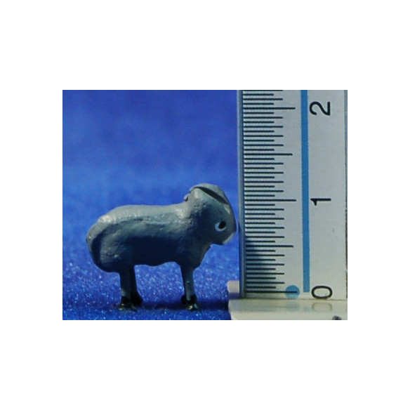 Bue o asino 1 cm terracotta dipinte Aurora