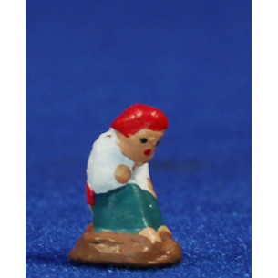Caganer 2 cm  terracotta dipinte Aurora