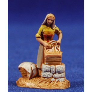 Cleaning woman 3,5 cm plastic Moranduzzo - Landi 700 style