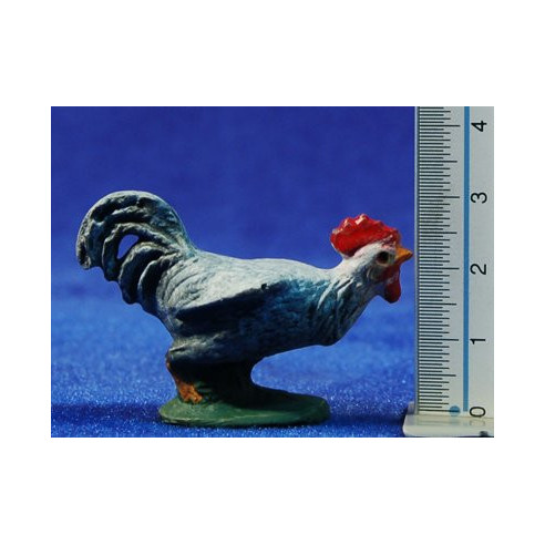 Gallo M2 11 cm barro pintado