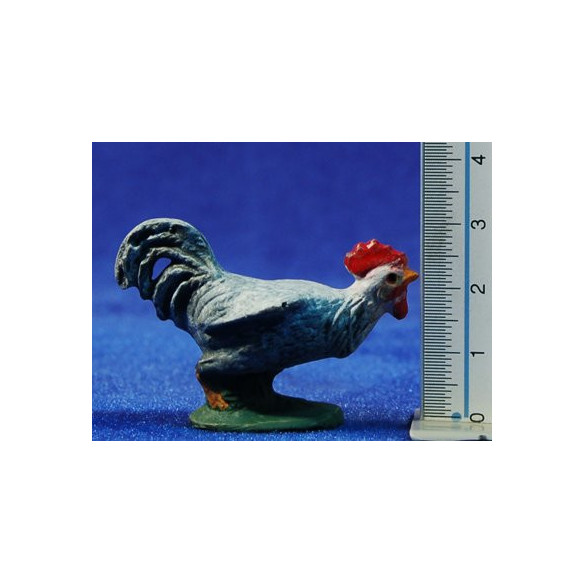 Gallo M2 11 cm barro pintado