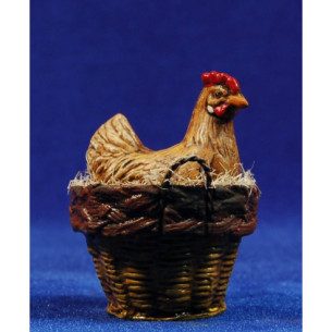 Gallina en cove 15 cm fang pintat
