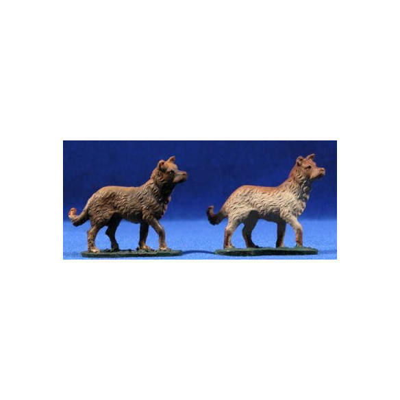 Cane 11 cm terracotta dipinte