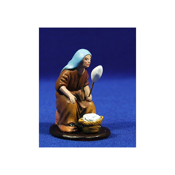 Filatura M2 7 cm terracotta dipinte Figuralia