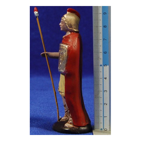 Herodes y 2 soldados romanos 9 cm barro pintado Figuralia