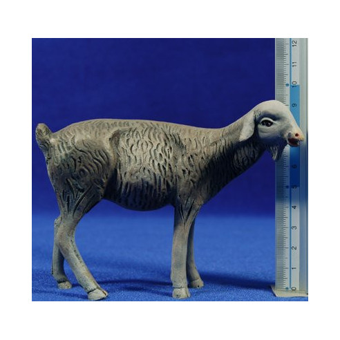 Cabra 18 cm barro pintado Figuralia