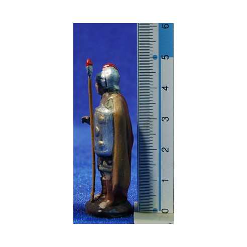 Soldato romano 5 cm terracotta dipinte Figuralia