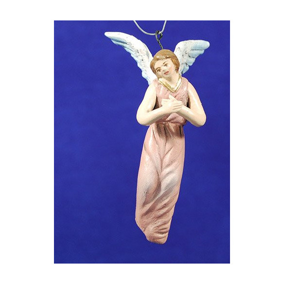 Ángel nacimiento o anunciata 6 cm barro pintado Figuralia
