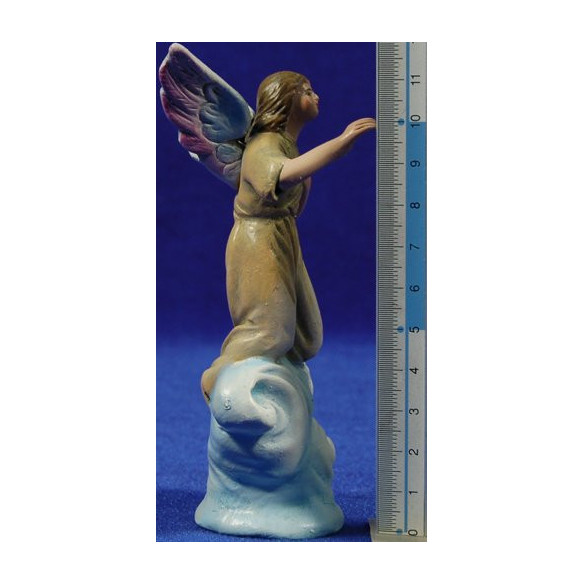 Annunciazione al Maria 9 cm terracotta dipinte Figuralia
